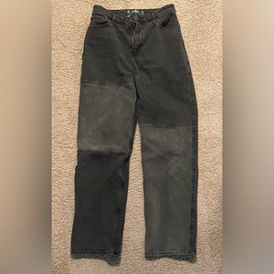Hollister ultra high rise dad jeans black